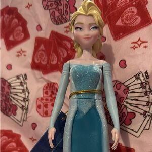 Disney Frozen Elsa Doll in Sparkling Teal Dress